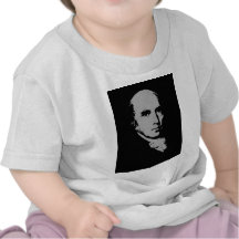 silueta de James Madison Camisetas
