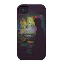 Silueta de SpaceCave Vibe iPhone 4 Carcasas