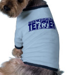 Silueta de Terrier blanco de montaña del oeste Prenda Mascota