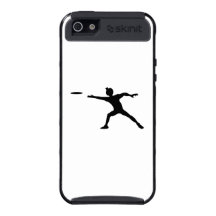 Silueta del disco volador iPhone 5 carcasas