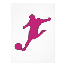 Silueta del fútbol comunicado personal  