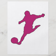 Silueta del fútbol tarjetones