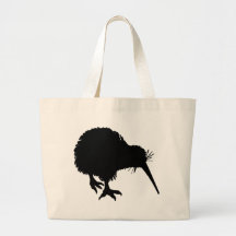 Silueta del kiwi bolsa