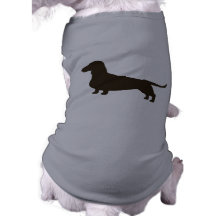 Silueta del perro de la salchicha de Frankfurt (Da Ropa De Perros