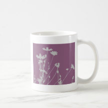 Silueta del Wildflower Taza