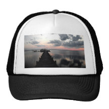 Silueta en el sonido gorras