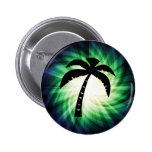 Silueta fresca de la palmera pin