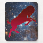 Silueta Mousepad del aries Alfombrilla De Raton