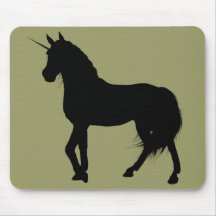 Silueta Mousepad del unicornio