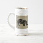 Silueta Stein de los rinocerontes Taza