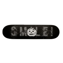 Silueta tallada de la calabaza con los dientes patinetas personalizadas