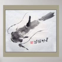 Siluro - arte chino posters
