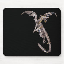 Silver Dragon Mousepad