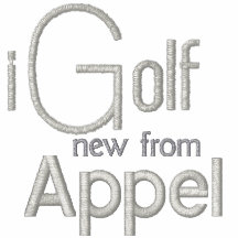 silvrlogo blanco bordado iGolf del polo