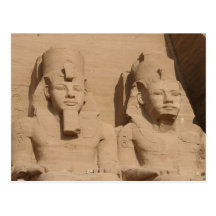 simbel del abu de los pharaohs tarjeta postal