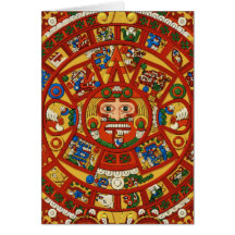 ¡Símbolo azteca del maya maya - tarjeta adaptable!