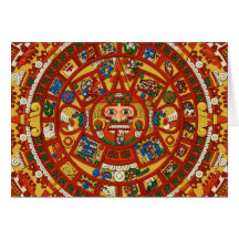 ¡Símbolo azteca del maya maya - tarjeta adaptable!