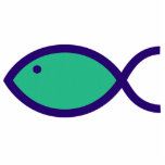 ¡Símbolo cristiano de los pescados - RUIDOSAMENTE! Esculturas Fotográficas