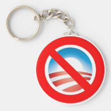 Símbolo de Anti-Obama Llavero Personalizado