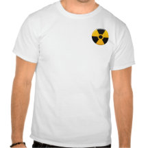 Símbolo de la radiación camiseta