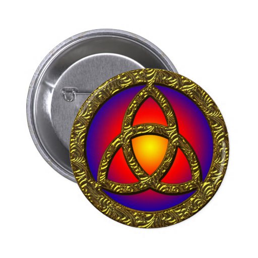 SÍMBOLO DE LA TRINIDAD SANTA DEL ORO PIN