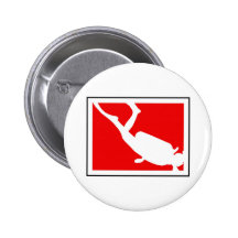 Símbolo de la zambullida pin