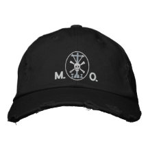Símbolo de Mortis y de Orationis (M.O.) Gorra De Beisbol