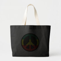 Símbolo de paz de Rasta Bolsa De Mano
