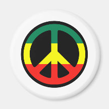 ¡Símbolo de paz para el mundo! Imán