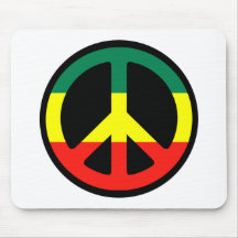 ¡Símbolo de paz para el mundo! Tapetes De Raton