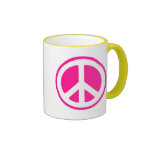 Símbolo de paz taza