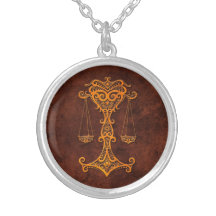 Símbolo de piedra del libra de Intrictate Grimpolas Personalizadas