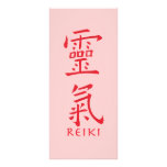 Símbolo de Reiki en tinta roja Tarjetas Publicitarias Personalizadas