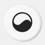 Símbolo de Yin y de Yang Imán De Frigorifico