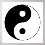 Símbolo de Yin Yang Impresiones