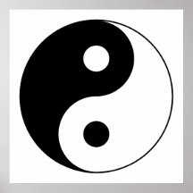Símbolo de Yin Yang Impresiones