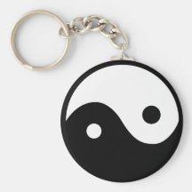 Símbolo de Yin Yang Llavero