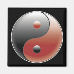 Símbolo de Yin Yang - muestra de Yin Yang Imanes Para Frigoríficos