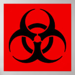 Símbolo del Biohazard Poster