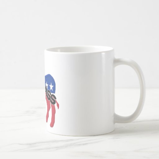 Símbolo del Jackass del fiesta Democratic Taza