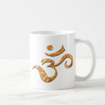 Símbolo del ohmio en el bronce (taza)