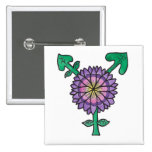 Símbolo del transexual de la flor pins