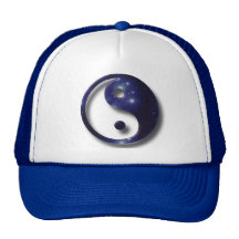 Símbolo del universo de Yin y de Yang Gorro De Camionero