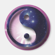 Símbolo del universo de Yin y de Yang Imán Para Frigorifico