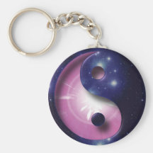 Símbolo del universo de Yin y de Yang Llaveros