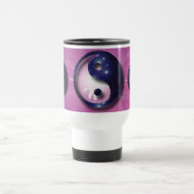 Símbolo del universo de Yin y de Yang Taza De Café