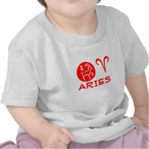 Símbolo del ZODIACO del ARIES Camisetas