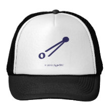 Símbolo grosero púrpura de SymTell Gorras De Camionero