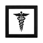 Símbolo médico caja de recuerdo