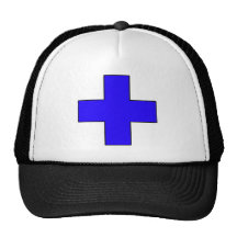 Símbolo médico cruzado médico del guardia de la sa gorro